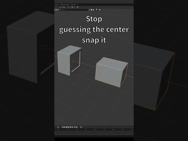 How to Snap Objects in Blender (Fast Method) #3d #shorts