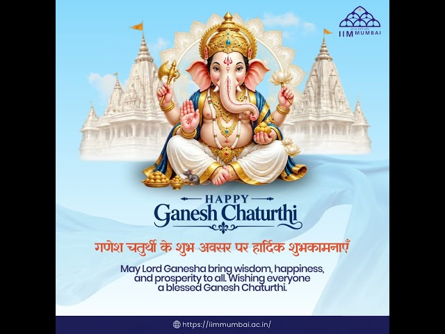 IIM Mumbai wishes everyone a very Happy Ganesh Chaturthi