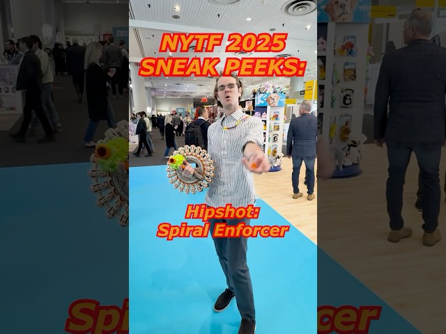 The New HipShot Spiral Enforcer: Rival REBORN?  #nerf #toyfair  #dracnerf #toys