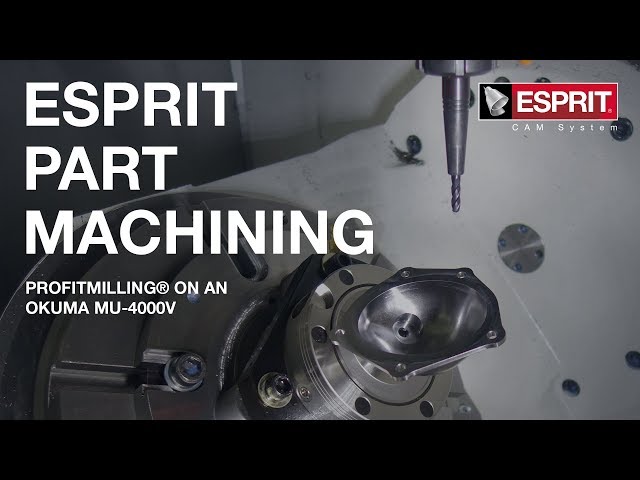 ESPRIT ProfitMilling® on an Okuma MU 4000V