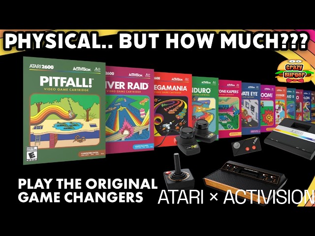 Atari Activision 2600 Physical Carts Return - But At What Cost?!