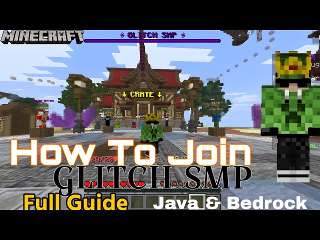 How to Join Glitch SMP on Java & Bedrock! 🔥