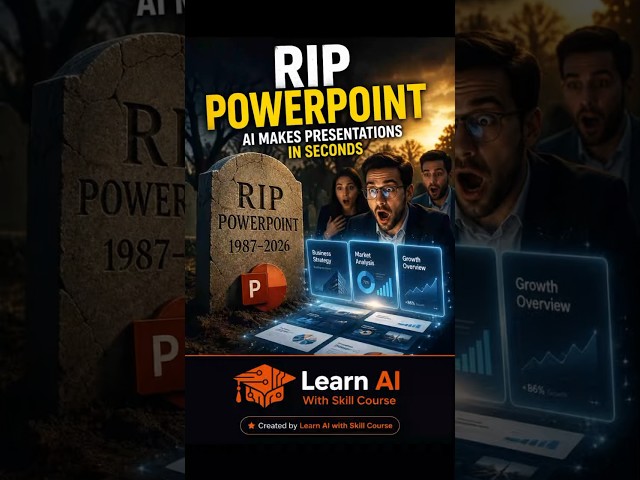 RIP PowerPoint! 7 AI Tools That Create Presentations For You #AI #PowerPoint#CanvaAI #PresentationAI