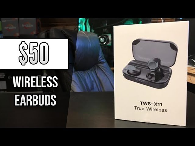 $50 Truly Wireless Bluetooth Earbuds Review & Sound Test | Weepo TWS-X11 Earbuds