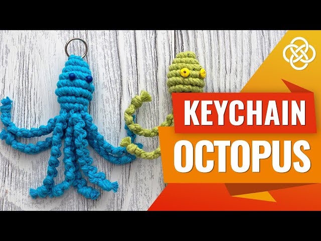 Macrame Octopus Keychain | Macrame Animals | Macrame Octopus Tutorial