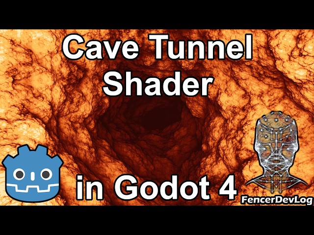 Godot 4: Cave tunnel shader (tutorial)