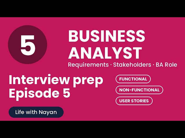 Episode 5 — Business Analyst Interview Prep: Requirements & the BA Role | Interview Prep Series