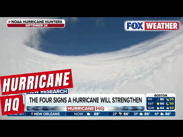 The Four Signs of a Growing Hurricane as New Clues Could Help Forecasters Spot New Developments