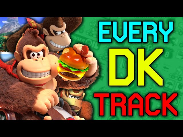 EVERY Donkey Kong Track in Mario Kart | Level By Level