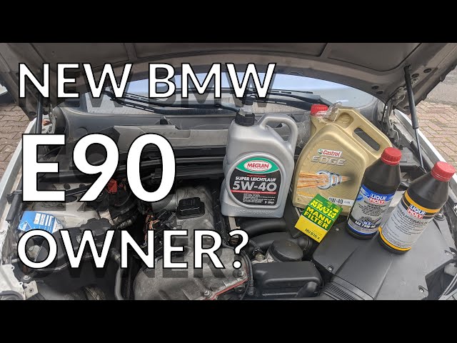 BMW E90 General Maintenance + What You Should Do After Buying A Used BMW E90