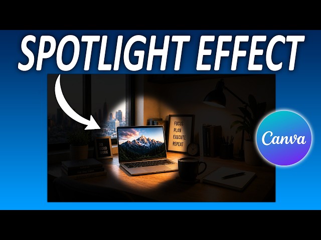 Spotlight Reveal Animation in Canva | Easy Tutorial