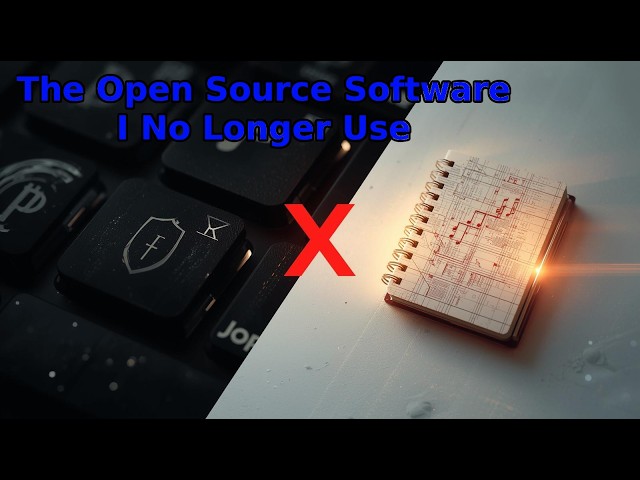 The Open Source Software I've stopped using - 2026 edition.
