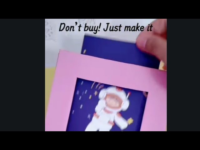 DIY Paper work( Picture Frame )