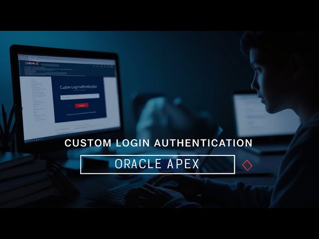 Oracle APEX Custom Login   Step by Step Authentication Guide
