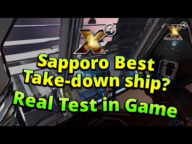 Is Sapporo the Best Station Take Down Ship in X4 Foundations the fast, quick and easy way tutorial