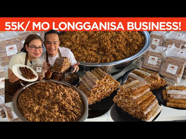 55K/MO SA BAHAY: LONGGANISA BUSINESS! W/ RECIPE + COSTING