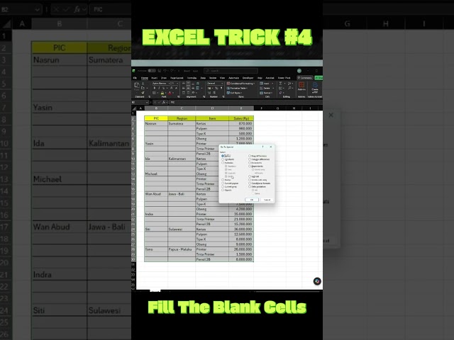 Excel Trick #4