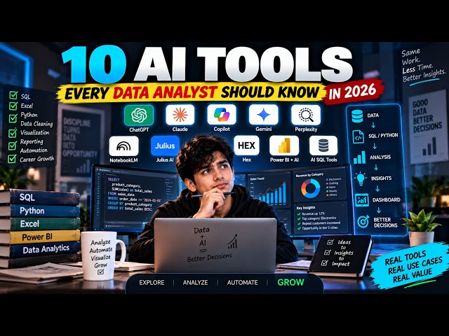 10 AI Tools That Can Make You a Better Data Analyst