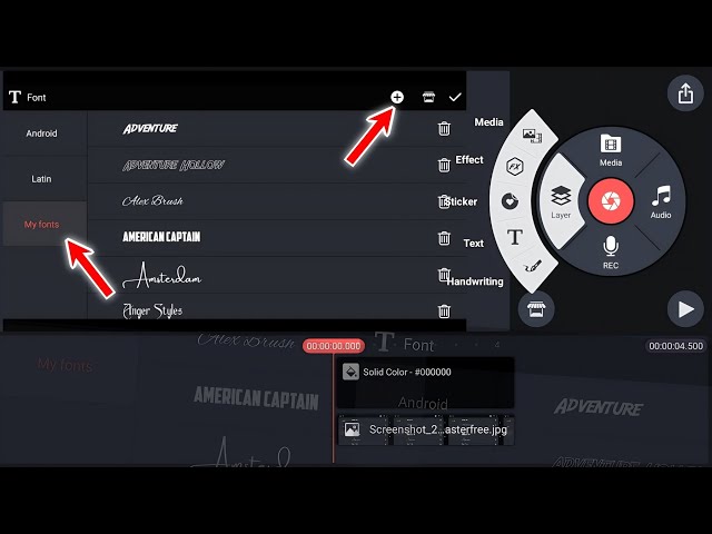 How To Add Custom Fonts In Kinemaster | Import Fonts In Kinemaster