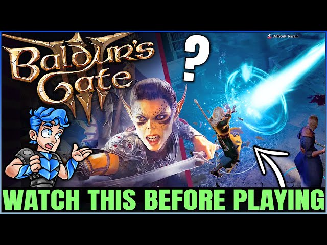 Baldur's Gate 3 - 10 IMPORTANT Things You NEED to Know Before Playing! (Spoiler Free Tips & Tricks)