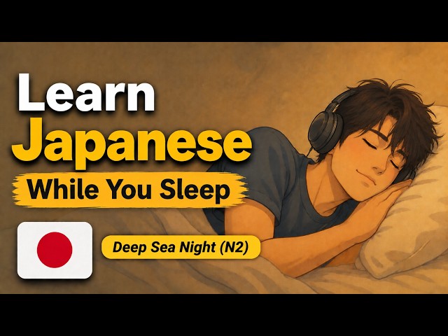 Learn Japanese While You Sleep | How to learn Japanese effectively: Deep Sea Night (N2)