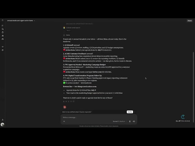 Claude Essentials Lesson 7 of 11 | New in our AI Channel