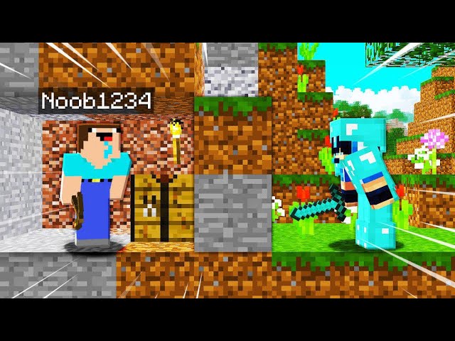 Minecraft Speedrunner Noob1234 Vs 2 Pros!
