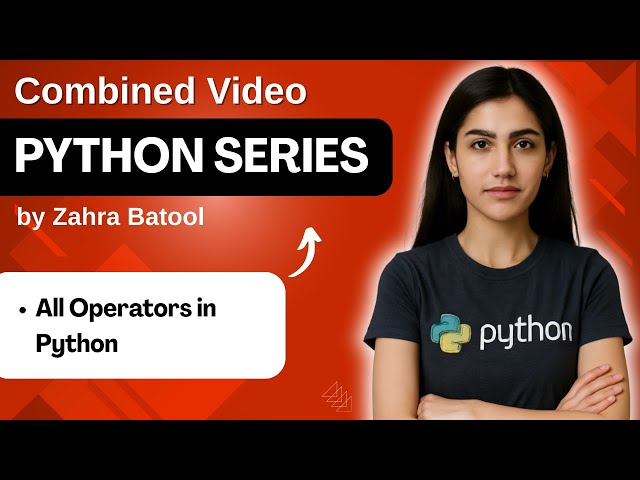All Python Operators in One Video 🔥 | Crash Course in Under 33 Minutes (Ep.7)