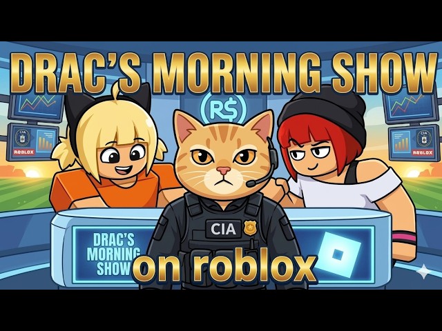 Drac Solo's Morning Show - Roblox (Episode 3437) #videogames #mmorpg