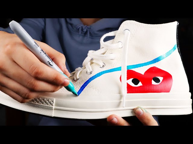 My First Custom Marker EXCLUSIVE SNEAKERS! (saTisfYinG)
