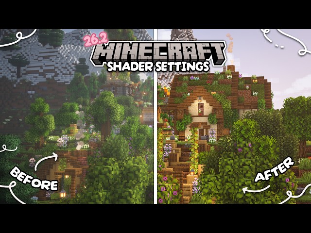 💗 Cozy and Aesthetic BSL Shader Settings! | Minecraft 26.2 Tutorial