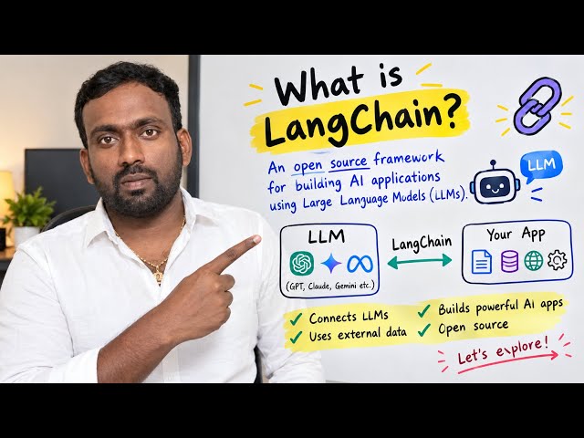 What Is LangChain? 🤯 LLM vs LangChain Explained with Real-World Example