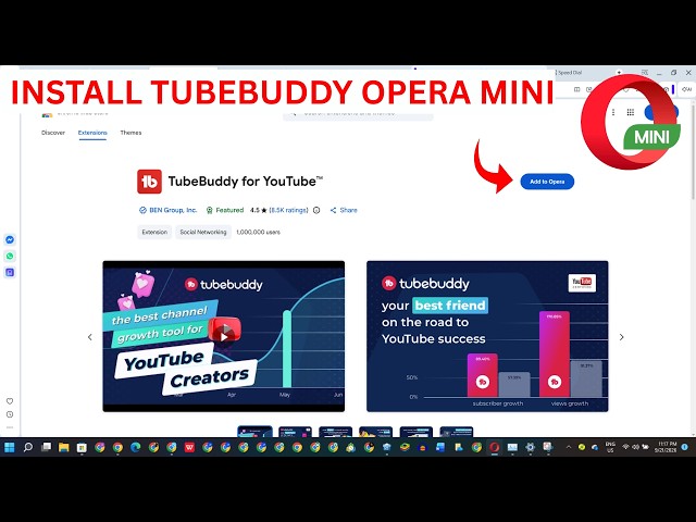 How To Install Tubebuddy On Opera Mini