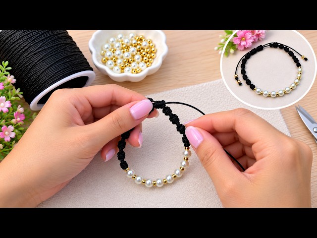 How to make beautiful and easy string bracelets // diy // bracelet // macrame // tutorial