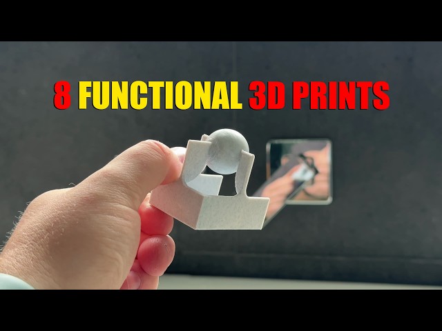 Unique Functional 3D Prints I Use Every Day (Part 1)