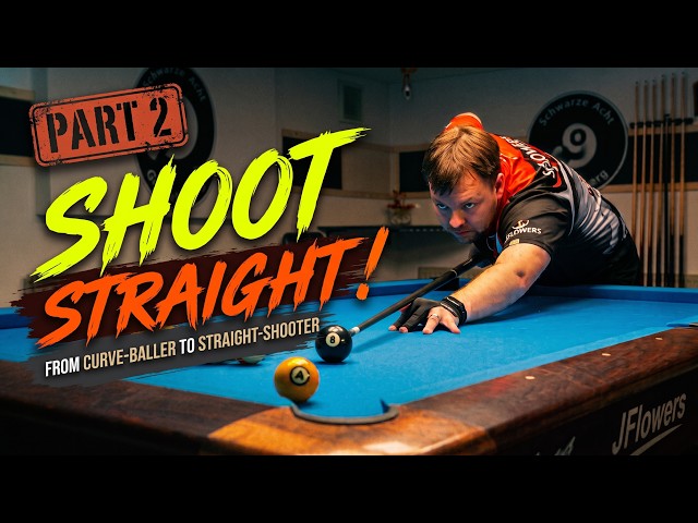 The Secret to Shooting DEAD STRAIGHT Every Time 🎱 (Part 2)