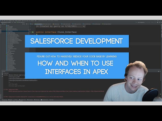 Salesforce Developer Tutorial: How and When to use Interfaces In Apex