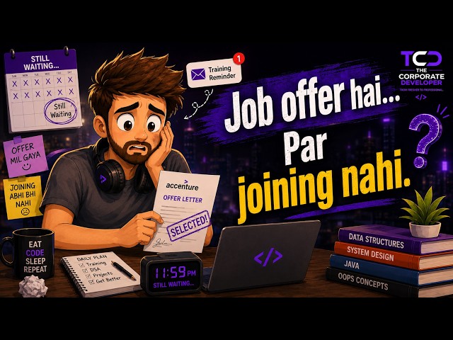 JOB OFFER HAI… PAR JOINING NAHI 😭 | Accenture Fresher Song | JOINING KAB HAI? #accenture #onboarding