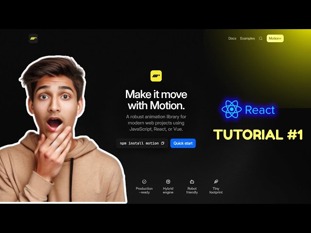 Framer Motion React Tutorial in Hindi – Full Introduction (2025) | Tutorial #1 🤩