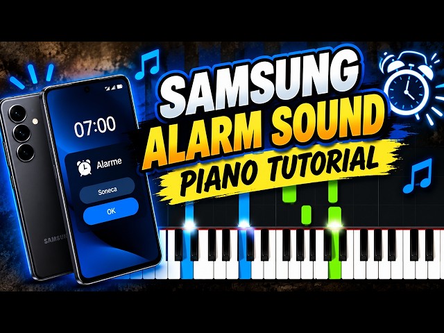 Samsung Alarm Song Piano Tutorial 📱🎹 | Easy Piano Tutorial