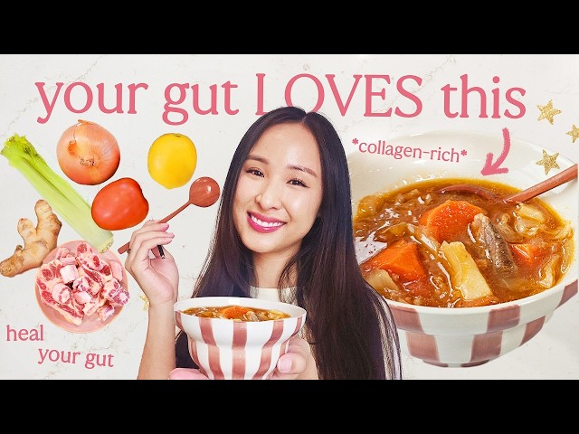 THIS asian soup heals your GUT, SKIN + COLLAGEN 🙌