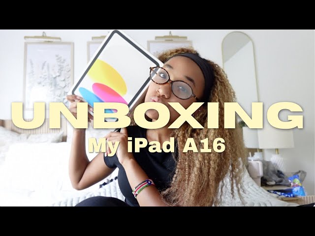 UNBOXING MY IPAD A16