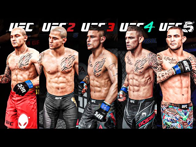 I Faced Dustin Poirier On Every UFC Game (MAX DIFFICULTY)