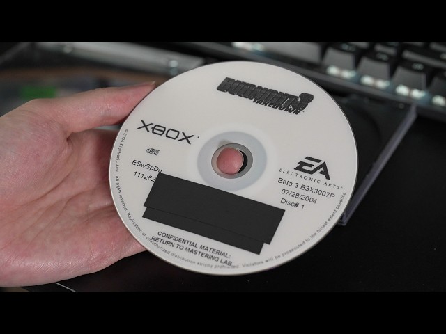 I bought a Burnout 3 beta disc... let's see what's on it