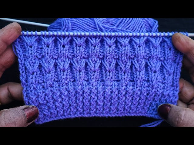 No.17 l Ladies Sweater💜 Design 😍 l Knitting Tutorial🧶 l Woolen Pattern