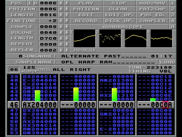 Hacked 31-edo ProTracker clone playing #29 - Alternate Past