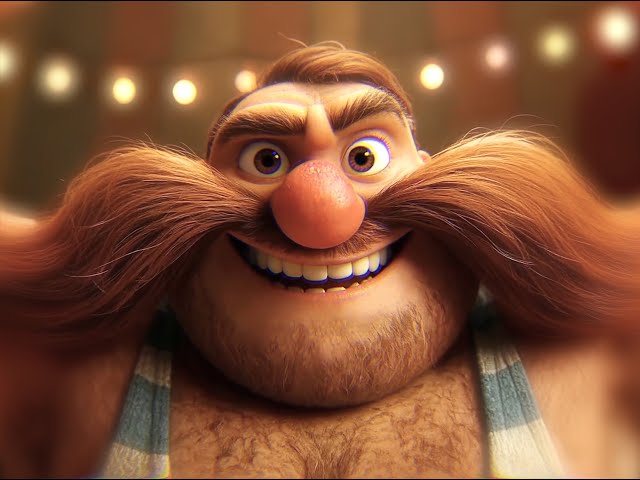 The Strongest Mustache in Animation.