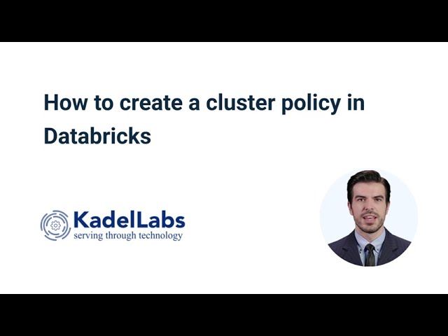 How to create a cluster policy in Databricks