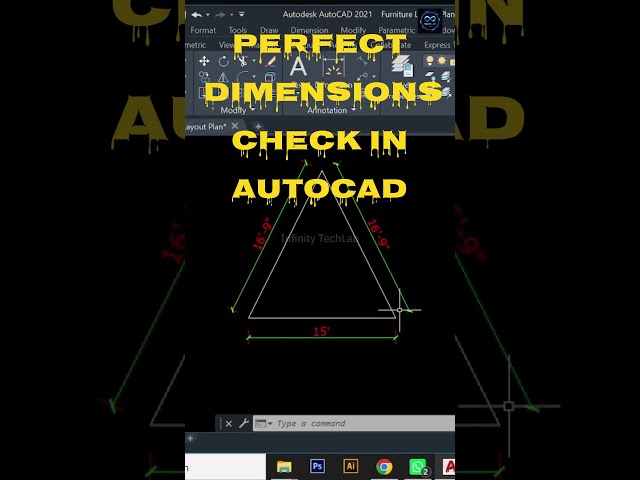 perfect Dimensions Check in Autocad || infinity TechLab