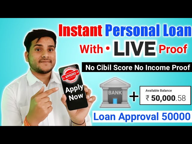 Instant Personal Loan Online Apply | No Cibil Score No income Proof | 50000 Instant Loan |A-ONE TECH